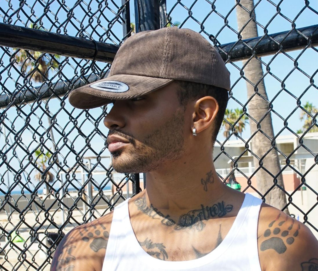 FLEXFIT LOW PROFILE CORDUROY DAD CAP