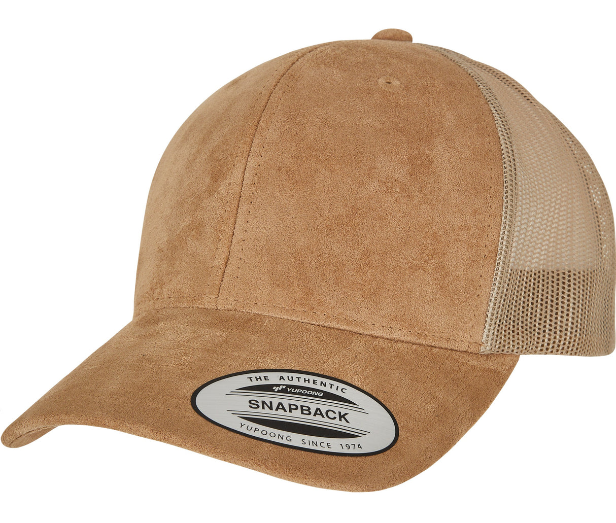 FLEXFIT SUEDE LEATHER TRUCKER CAP