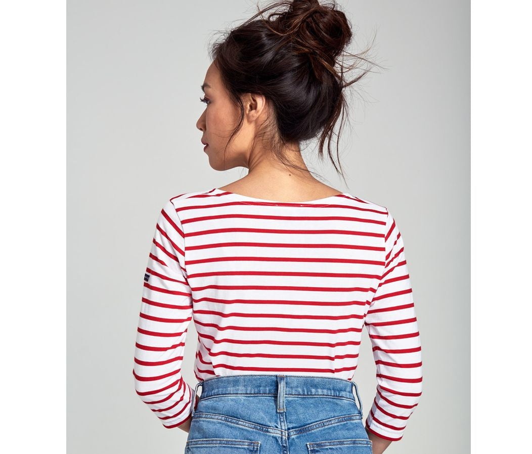 ARMOR LUX SHIRT IM MARINE-STIL 3/4 ARMELN "CAP COZ"