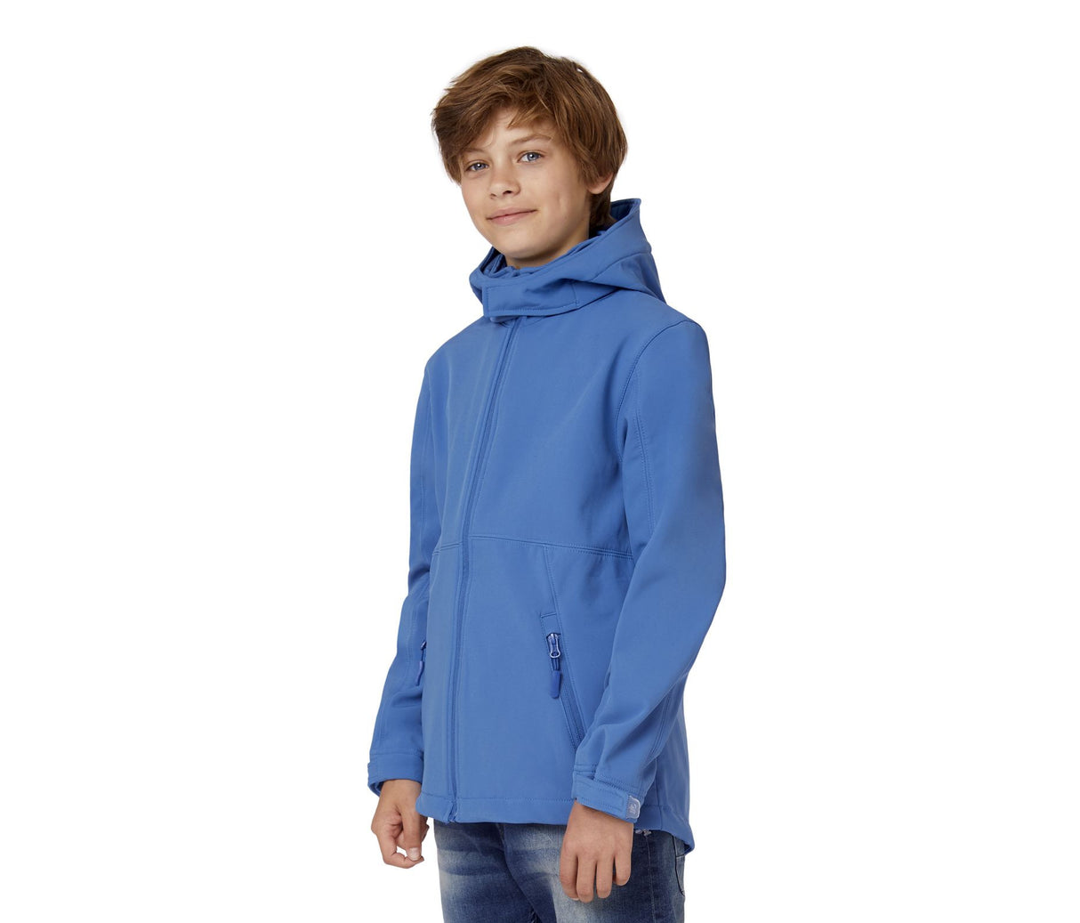 B&C HOODED SOFTSHELL KIDS