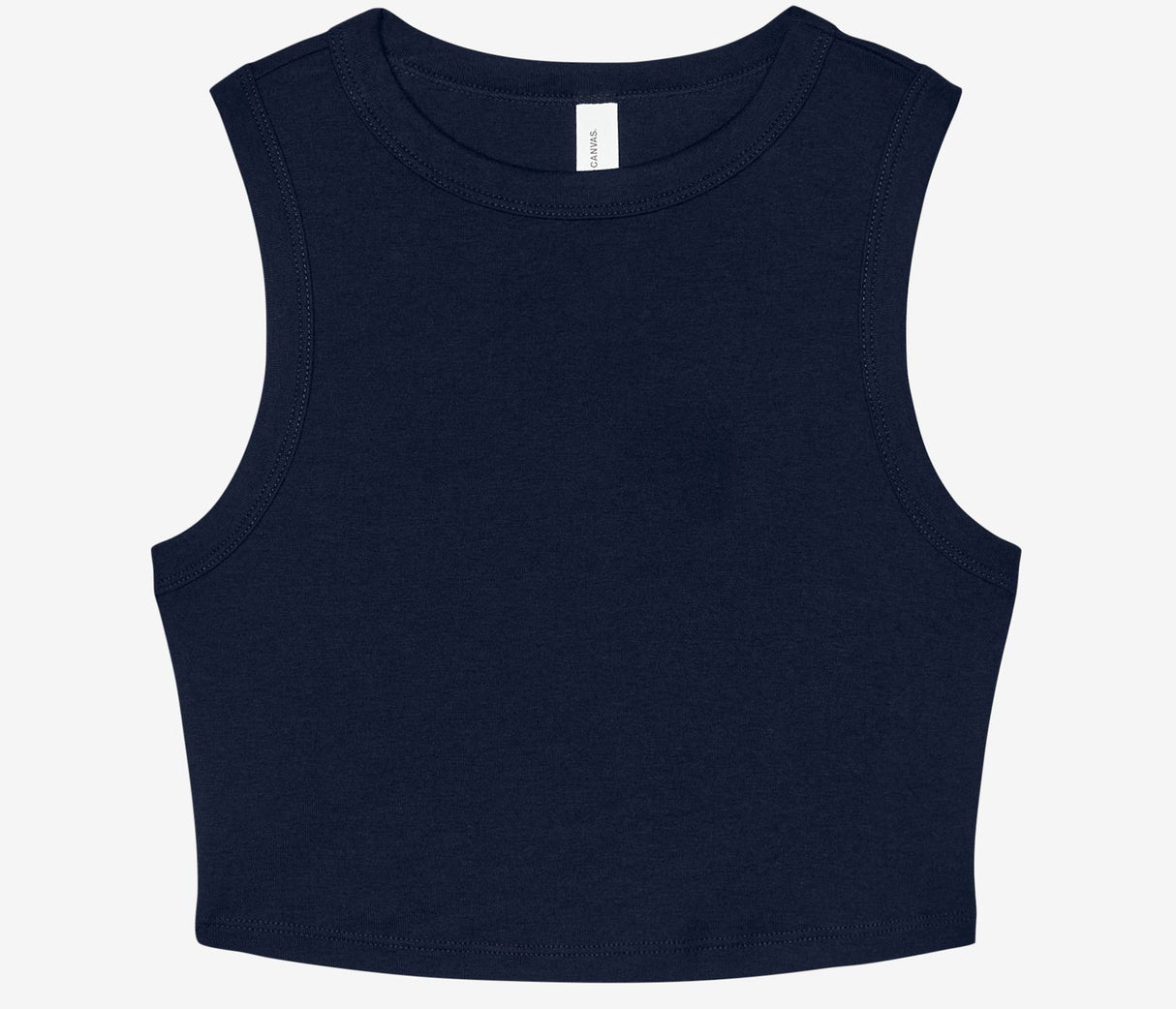 BELLA + CANVAS WOMEN'S MICRO RIB MUSCLE CROP TANK