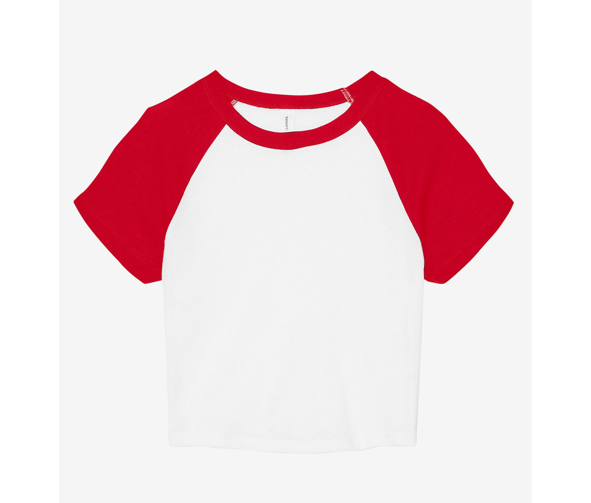 BELLA + CANVAS WOMEN'S MICRO RIB RAGLAN BABY TEE