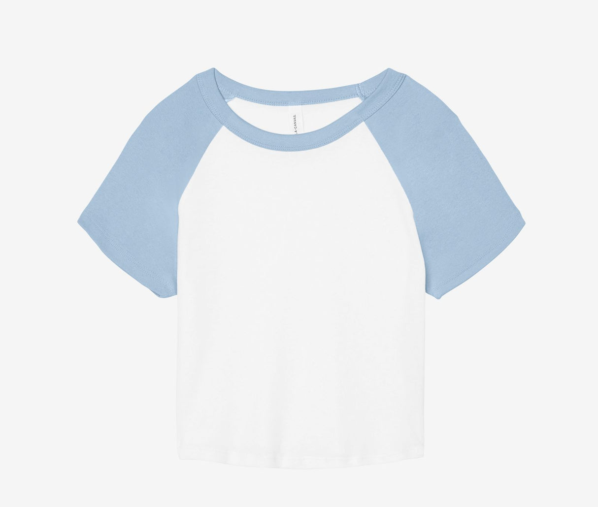 BELLA + CANVAS WOMEN'S MICRO RIB RAGLAN BABY TEE
