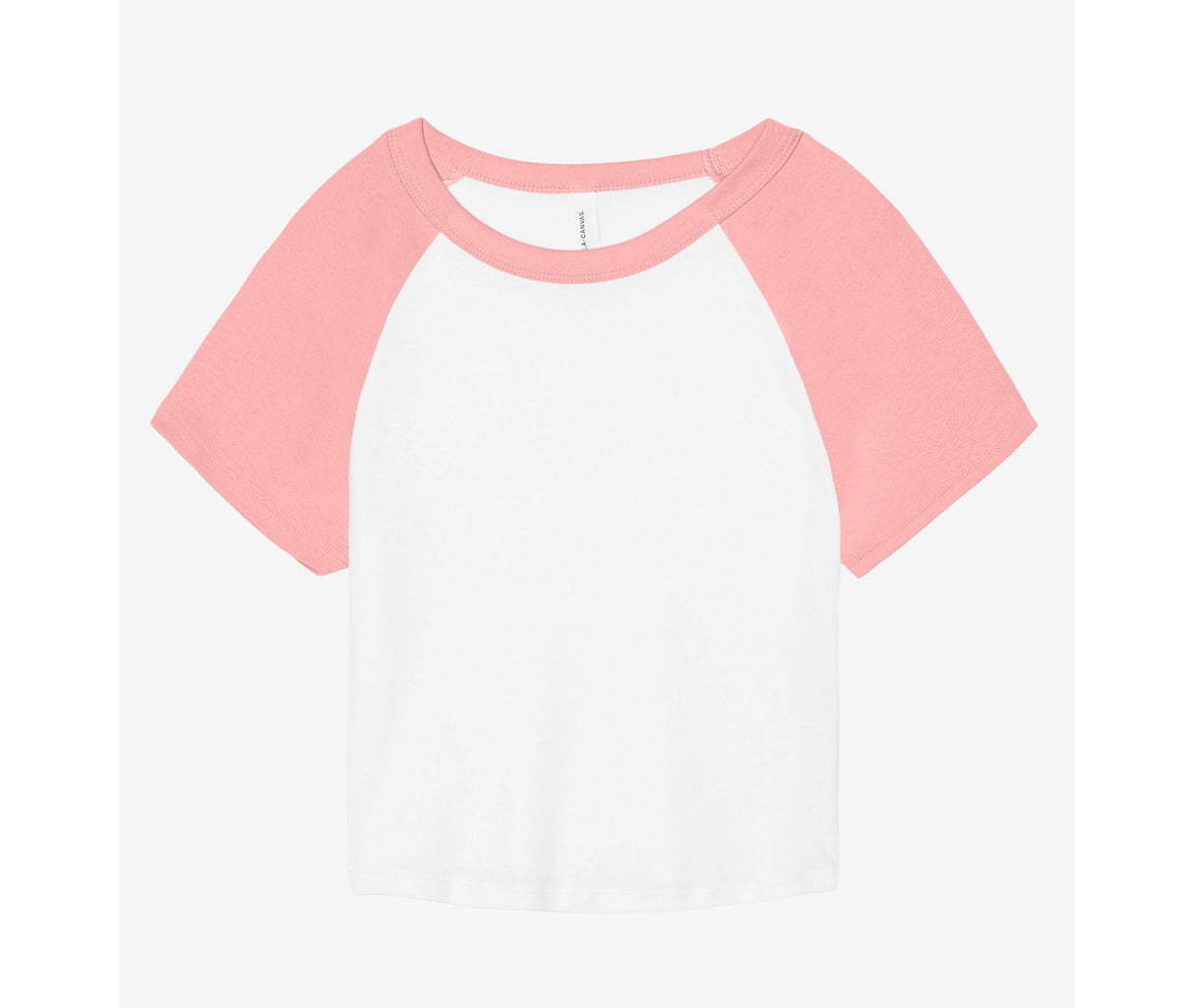 BELLA + CANVAS WOMEN'S MICRO RIB RAGLAN BABY TEE