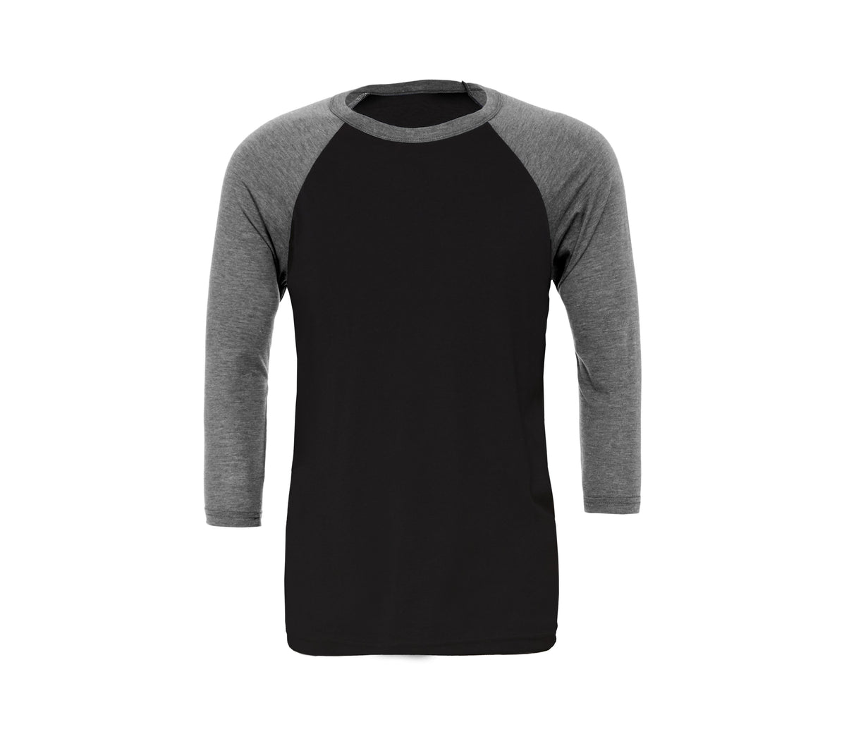BELLA + CANVAS Unisex 3/4 Sleeve Baseball Tee