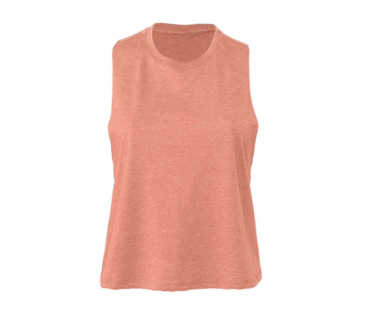 BELLA + CANVAS Women's Racerback Cropped Tank