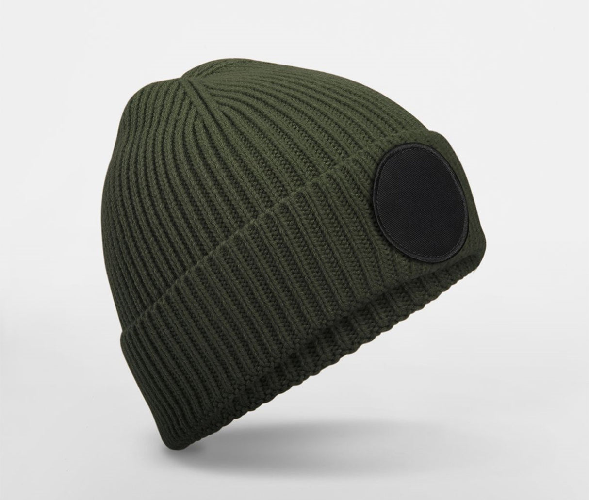 BEECHFIELD CIRCULAR FASHION PATCH BEANIE