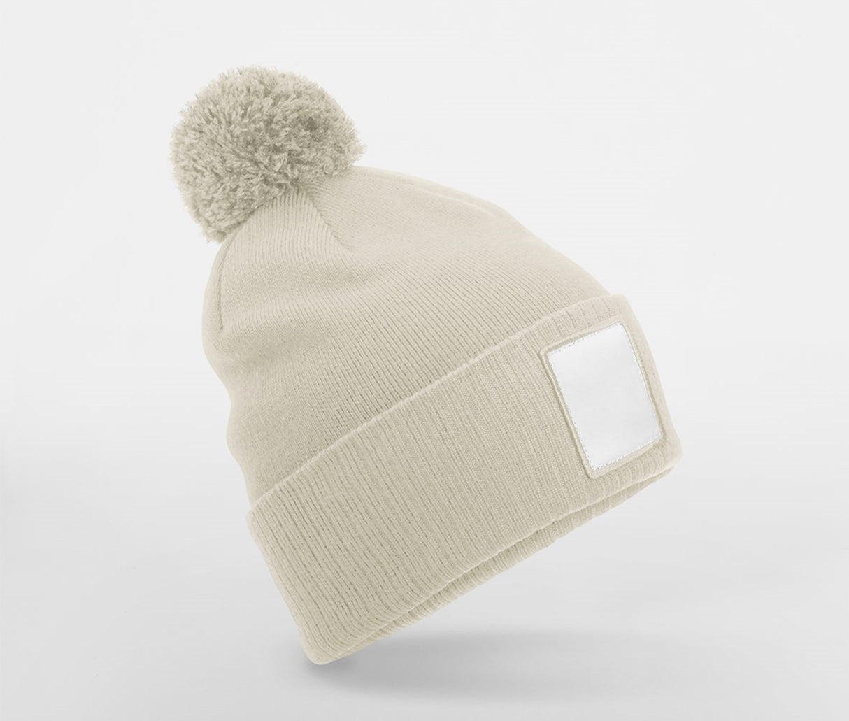 BEECHFIELD APPLIQUÉ PATCH POM BEANIE