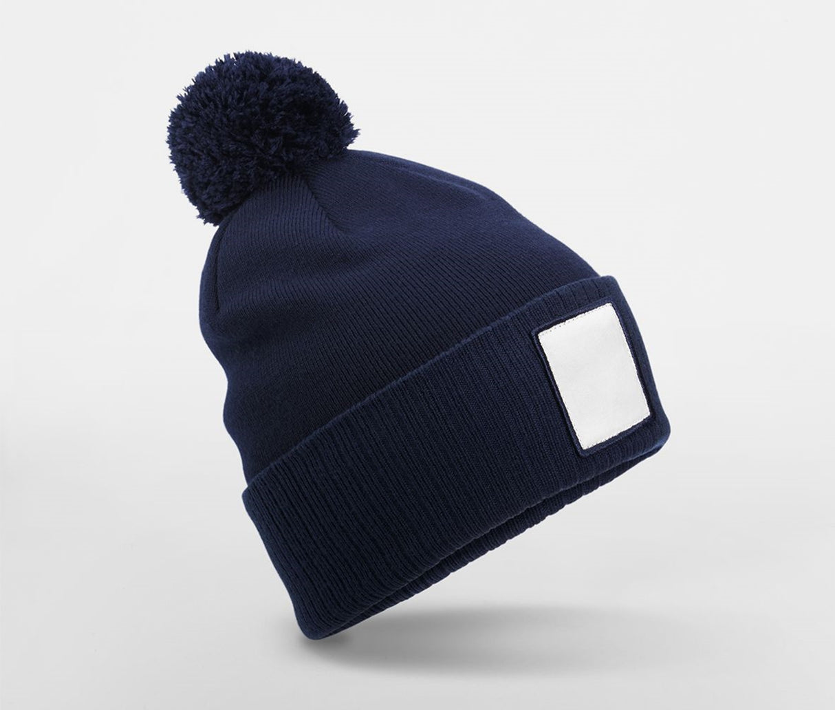 BEECHFIELD APPLIQUÉ PATCH POM BEANIE