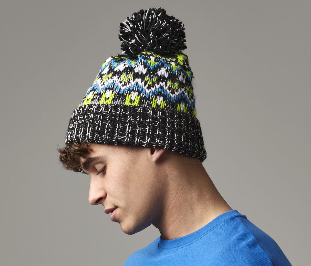 BEECHFIELD BLIZZARD BOBBLE BEANIE