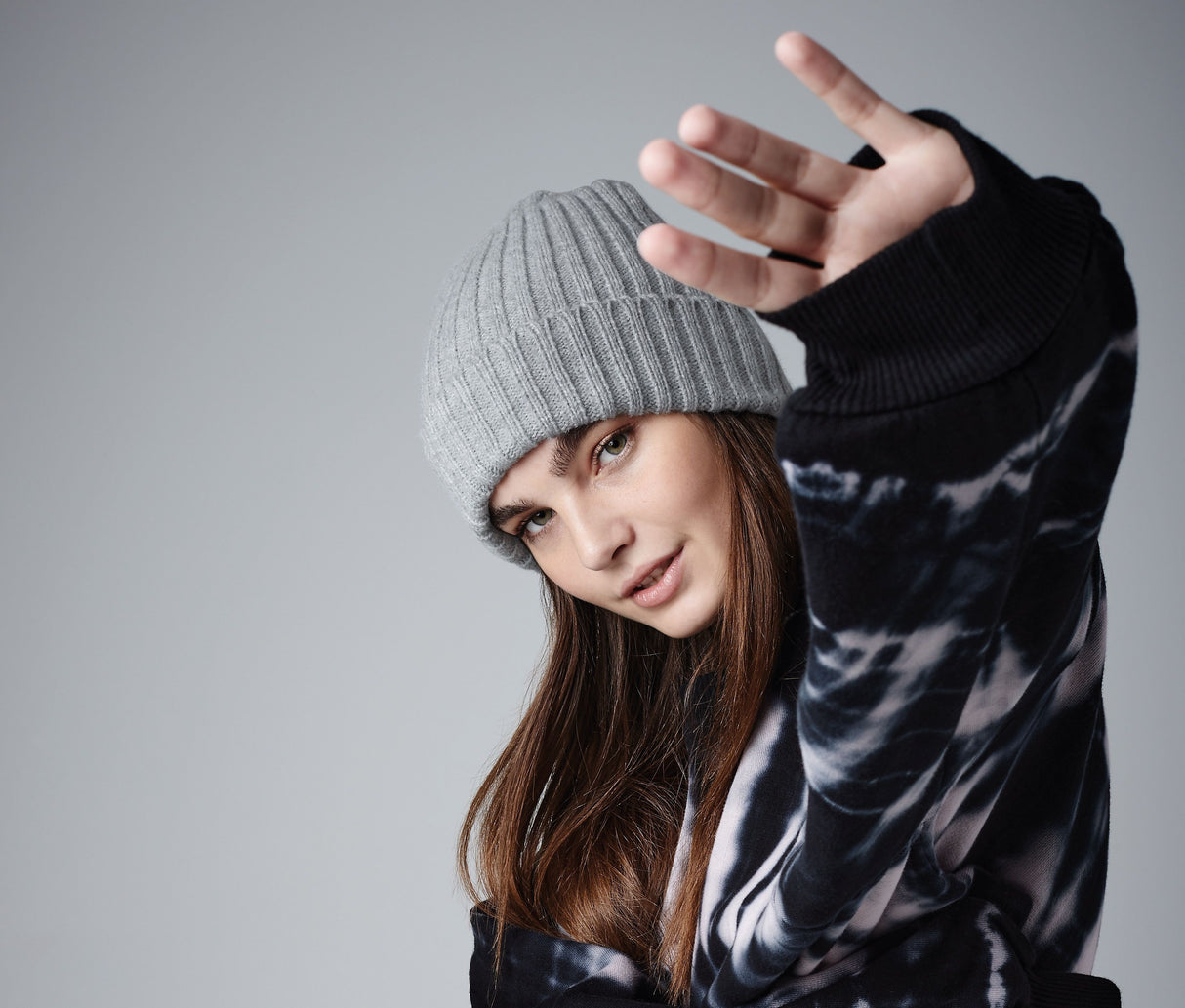 BEECHFIELD CHUNKY RIBBED BEANIE