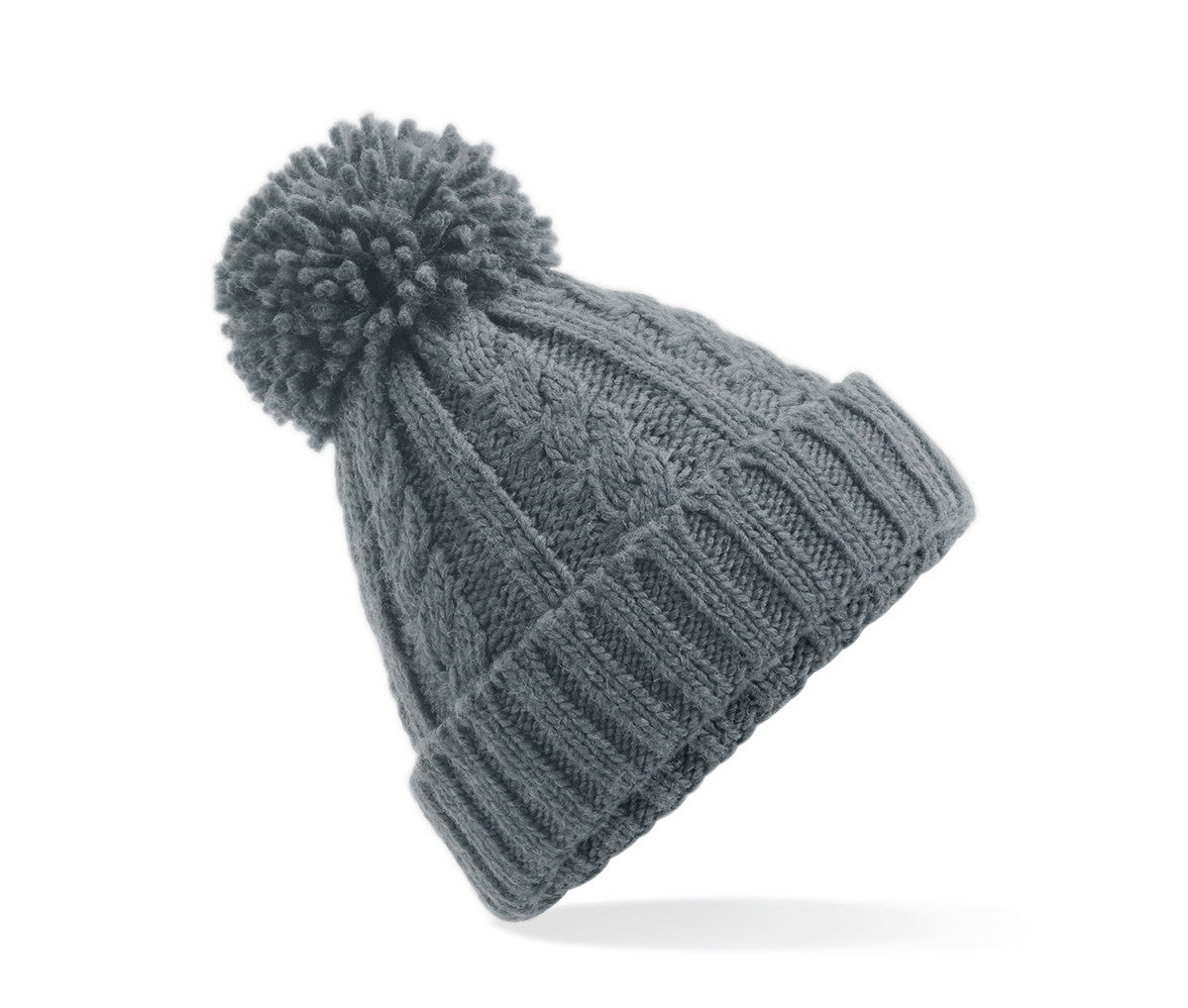 BEECHFIELD CABLE KNIT MELANGE BEANIE