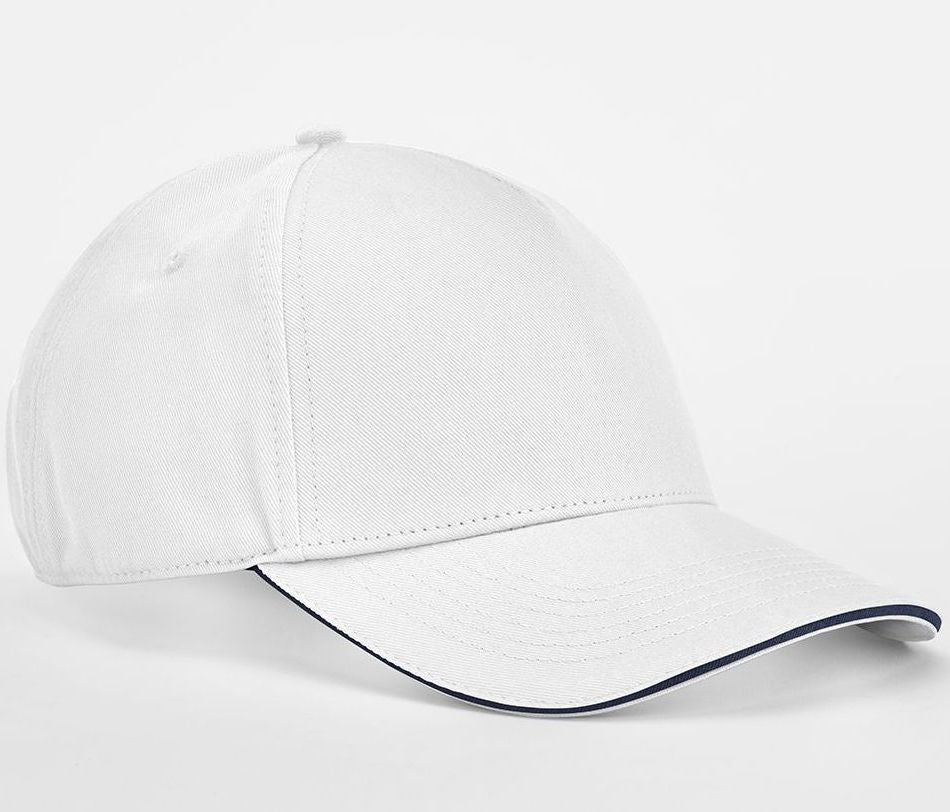 BEECHFIELD EARTHAWARE® CLASSIC ORGANIC COTTON 5 PANEL CAP - SANDWICH PEAK