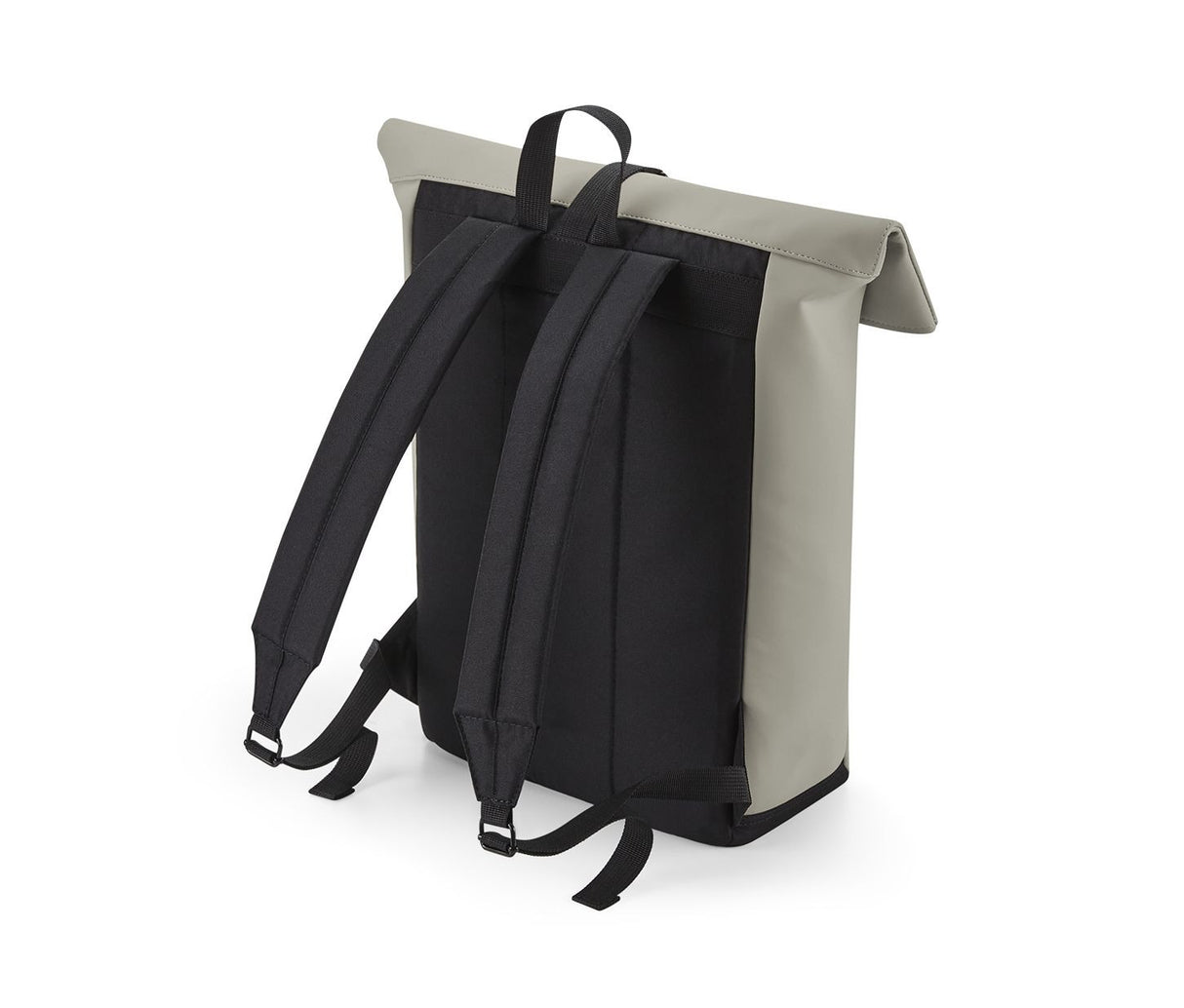 BAG BASE MATTE PU ROLL-TOP BACKPACK