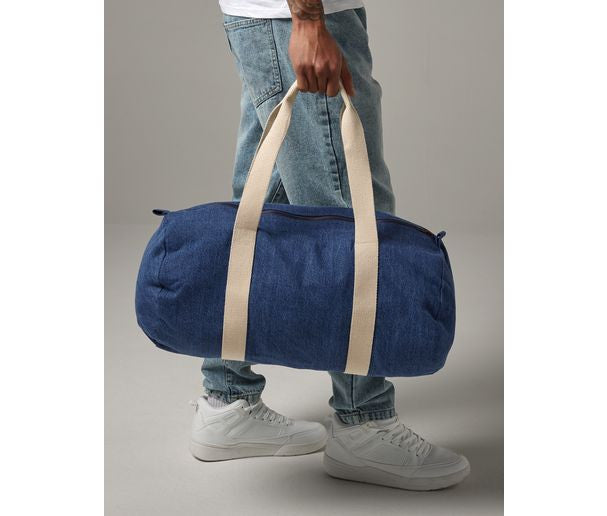 BAG BASE DENIM BARREL BAG