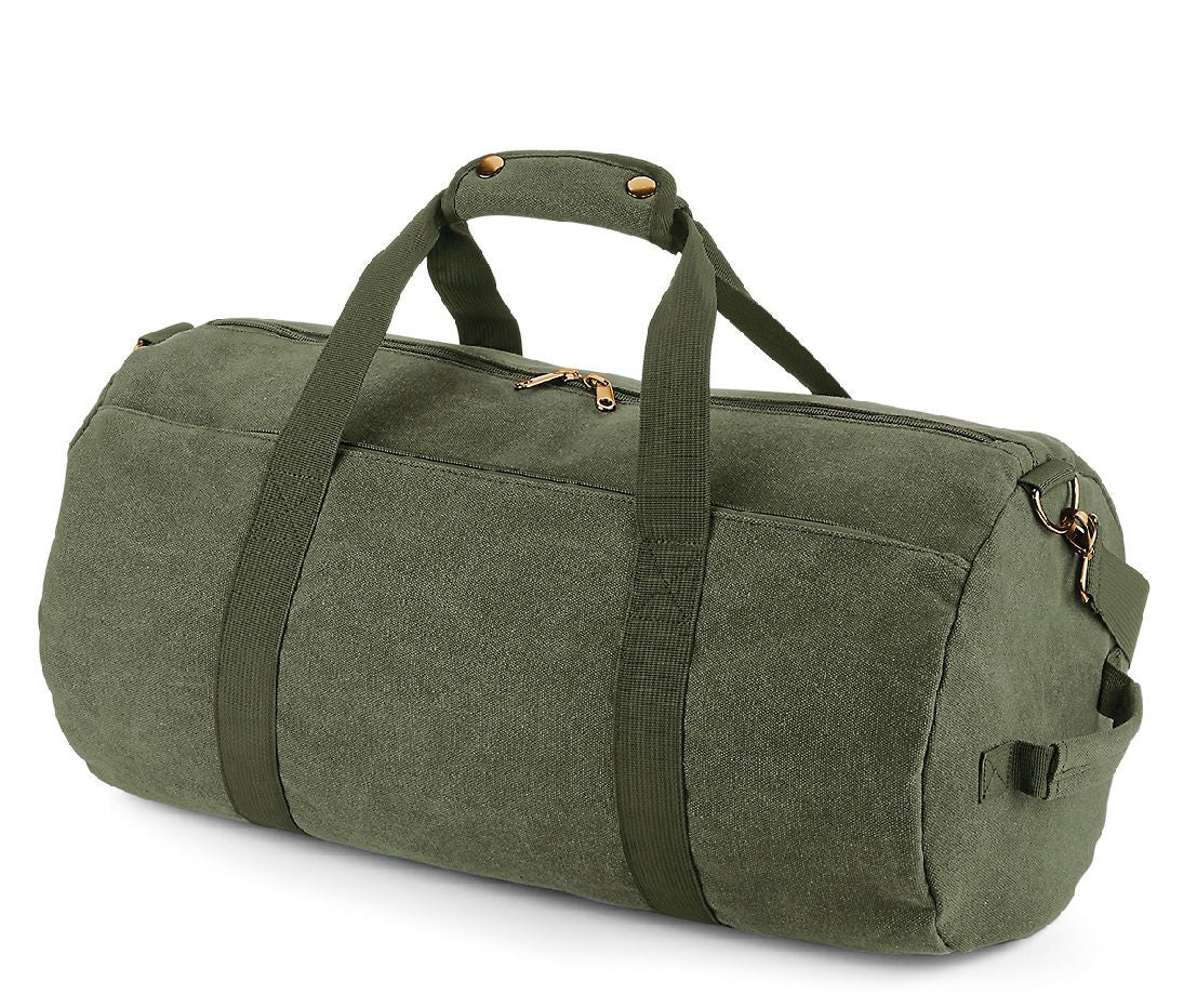 BAG BASE VINTAGE CANVAS BARREL BAG