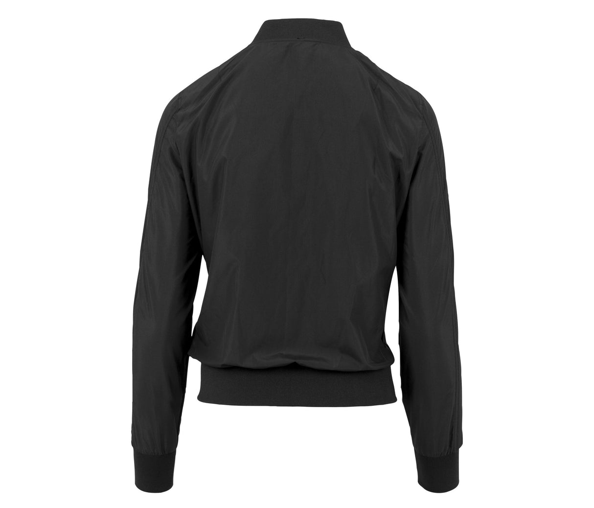 BUILD YOUR BRAND LADIES NYLON BOMBER JACKET