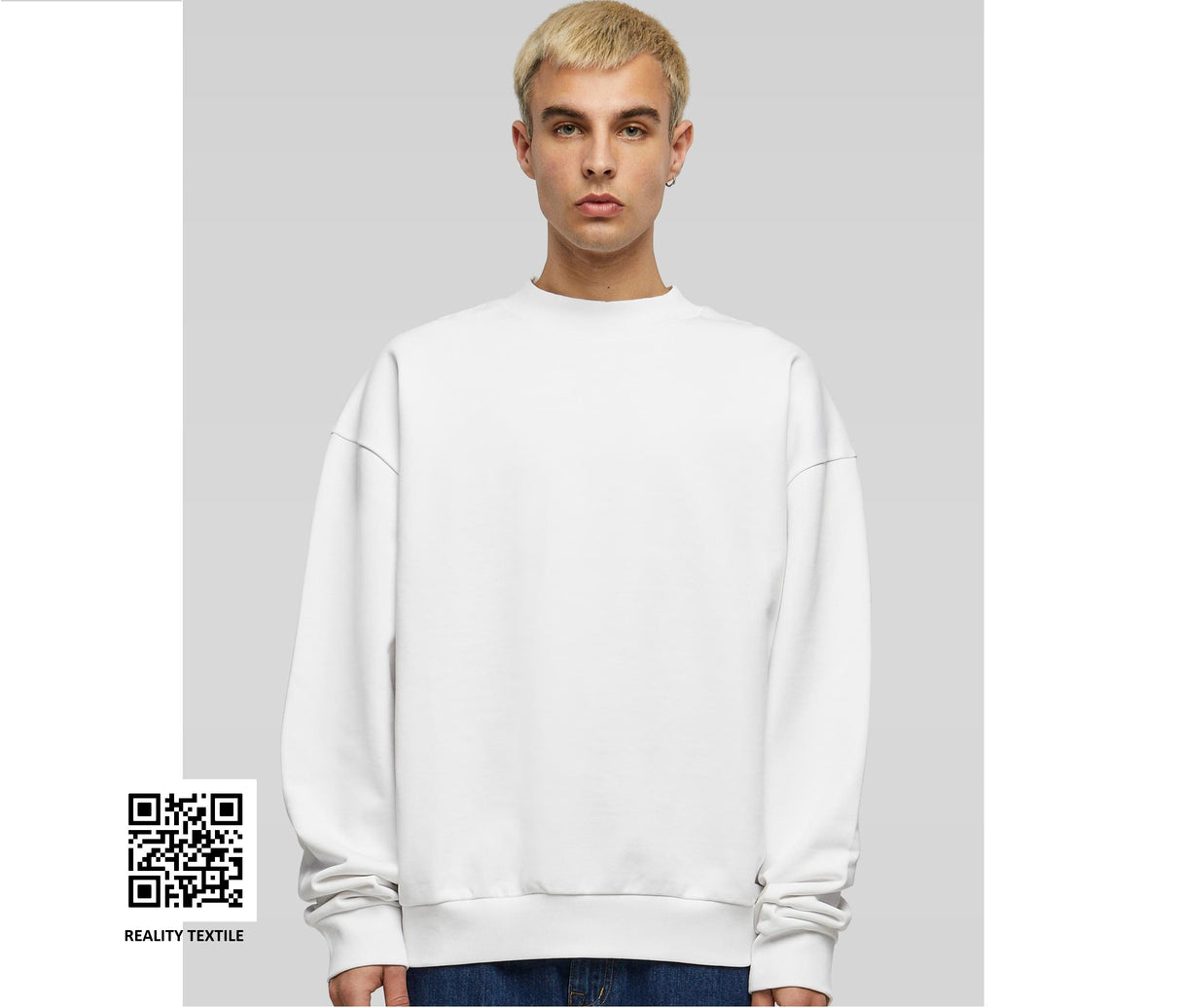 BUILD YOUR BRAND ULTRA HEAVY COTTON CREWNECK