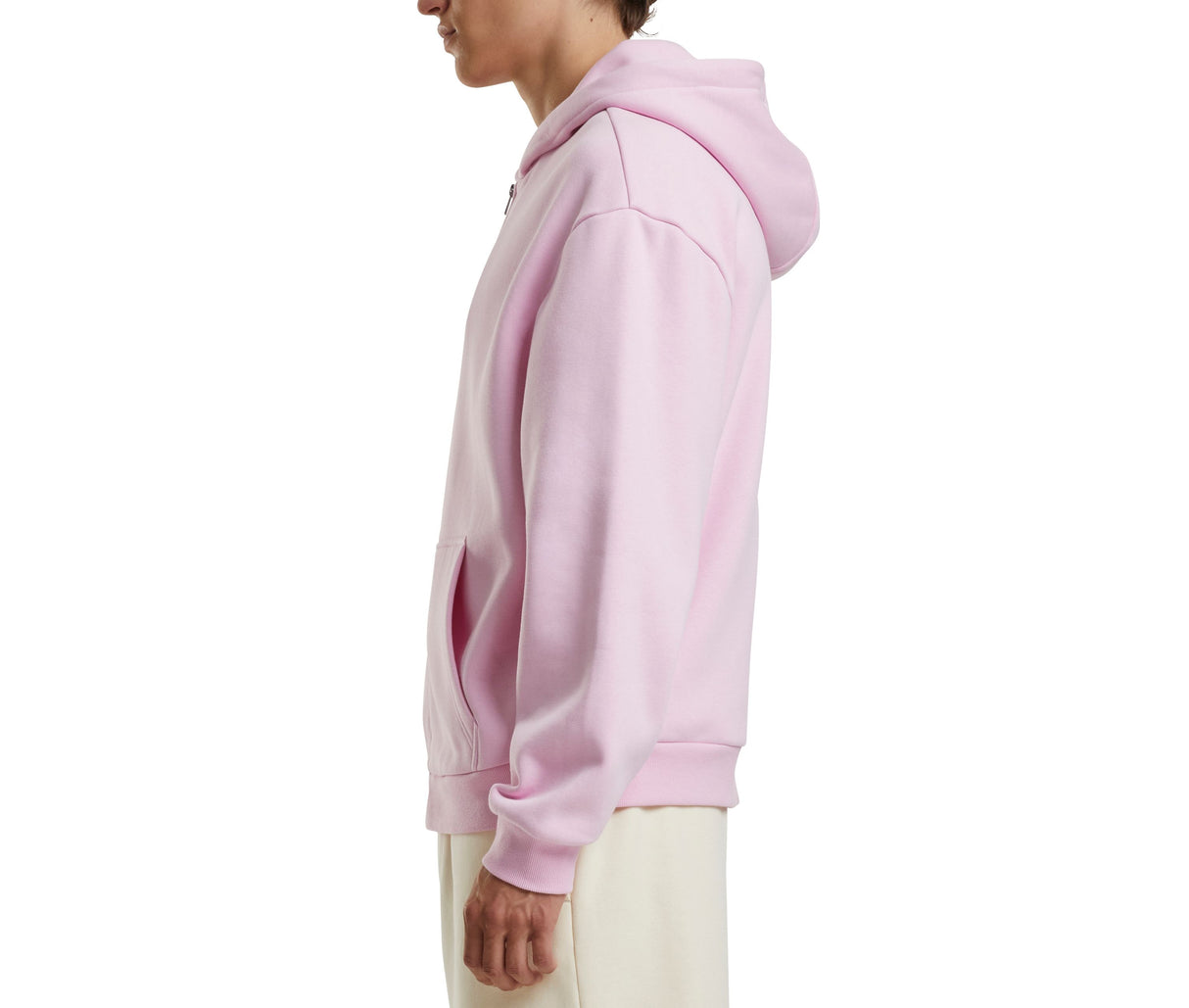BUILD YOUR BRAND FLUFFY ZIP HOODY