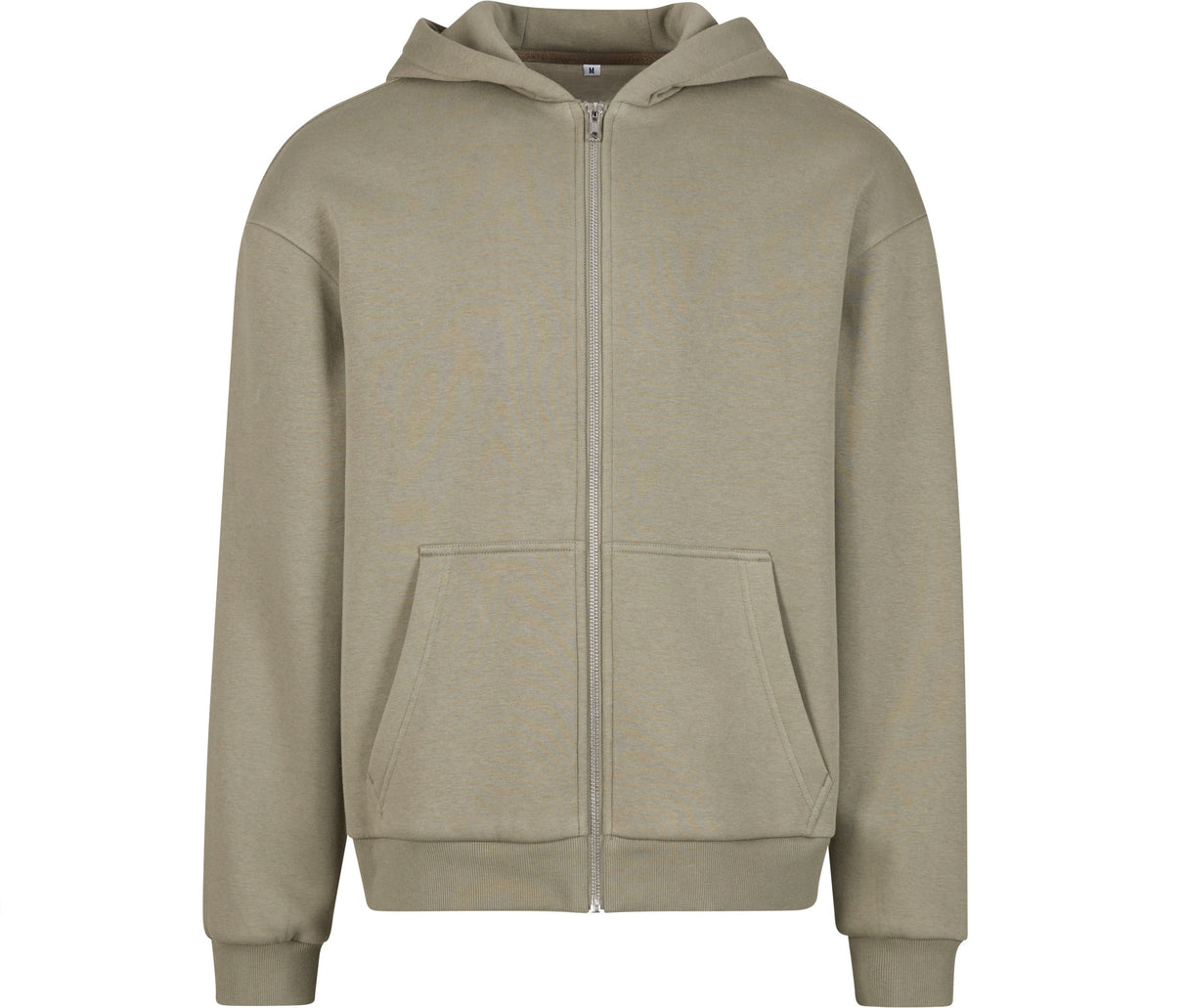 BUILD YOUR BRAND FLUFFY ZIP HOODY