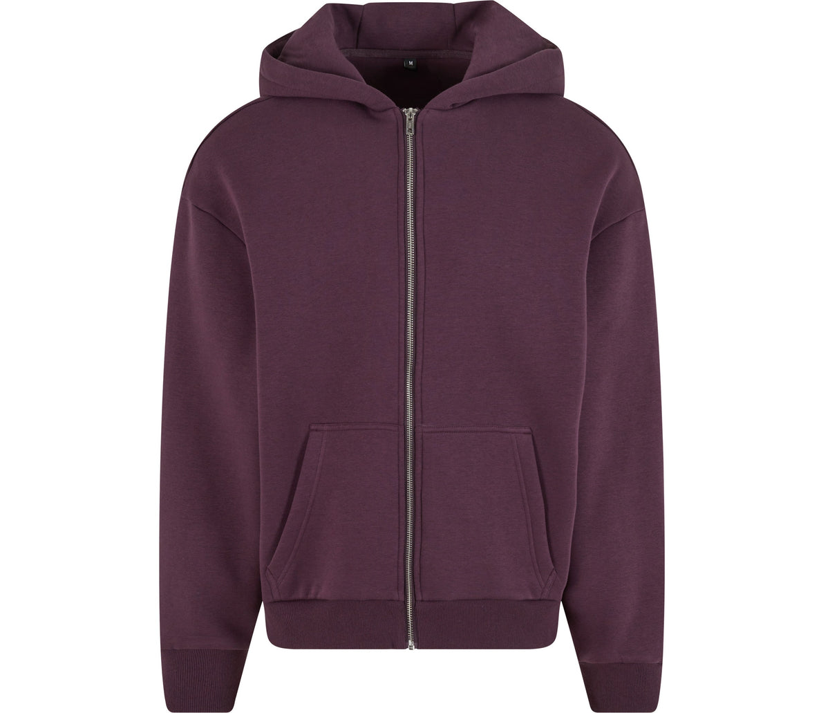 BUILD YOUR BRAND FLUFFY ZIP HOODY