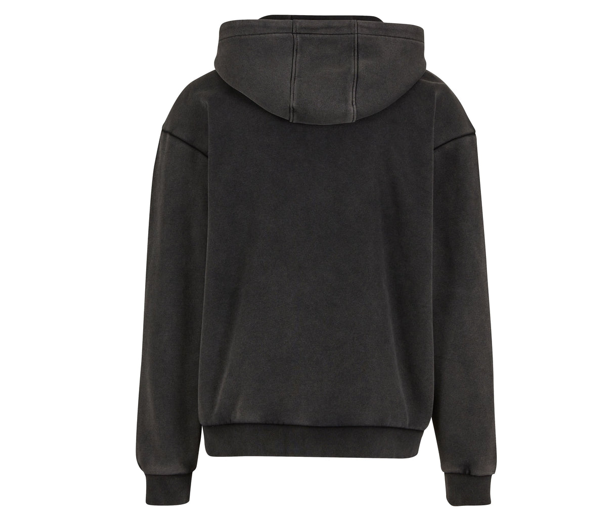 BUILD YOUR BRAND STONEWASH HEAVY ZIP HOODIE