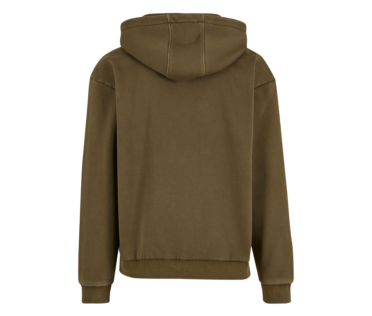 BUILD YOUR BRAND STONEWASH HEAVY ZIP HOODIE