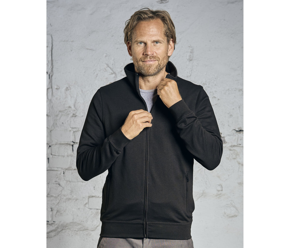 EXCD BY PROMODORO MEN'S SWEATJACKET