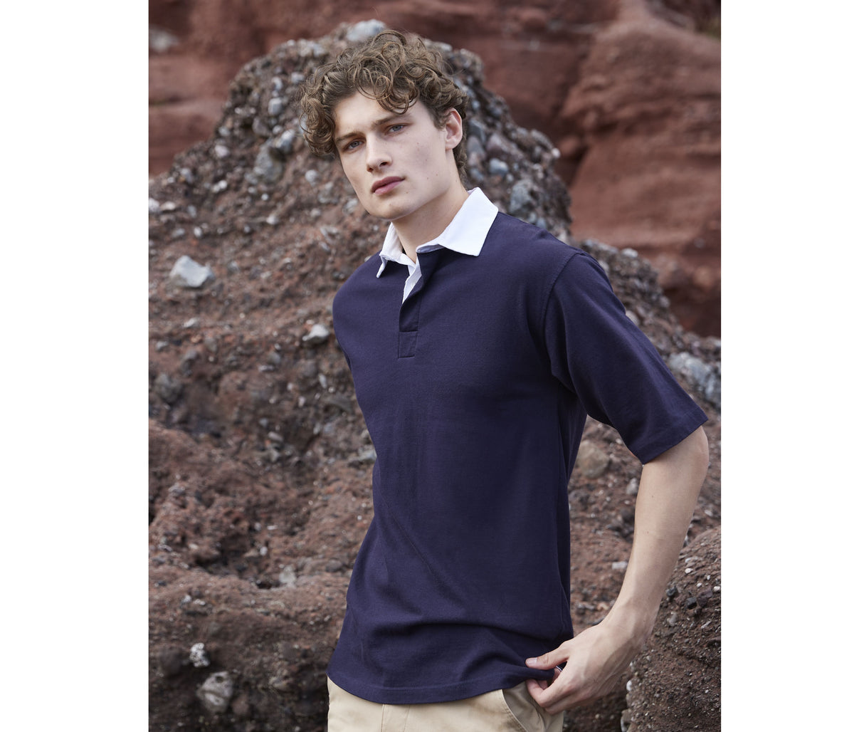 FRONT ROW SHORT SLEEVED RUGBY SHIRT