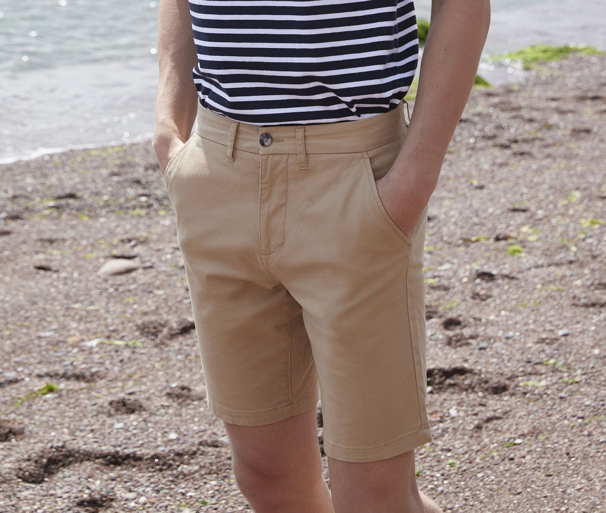 FRONT ROW MEN'S CHINO SHORTS