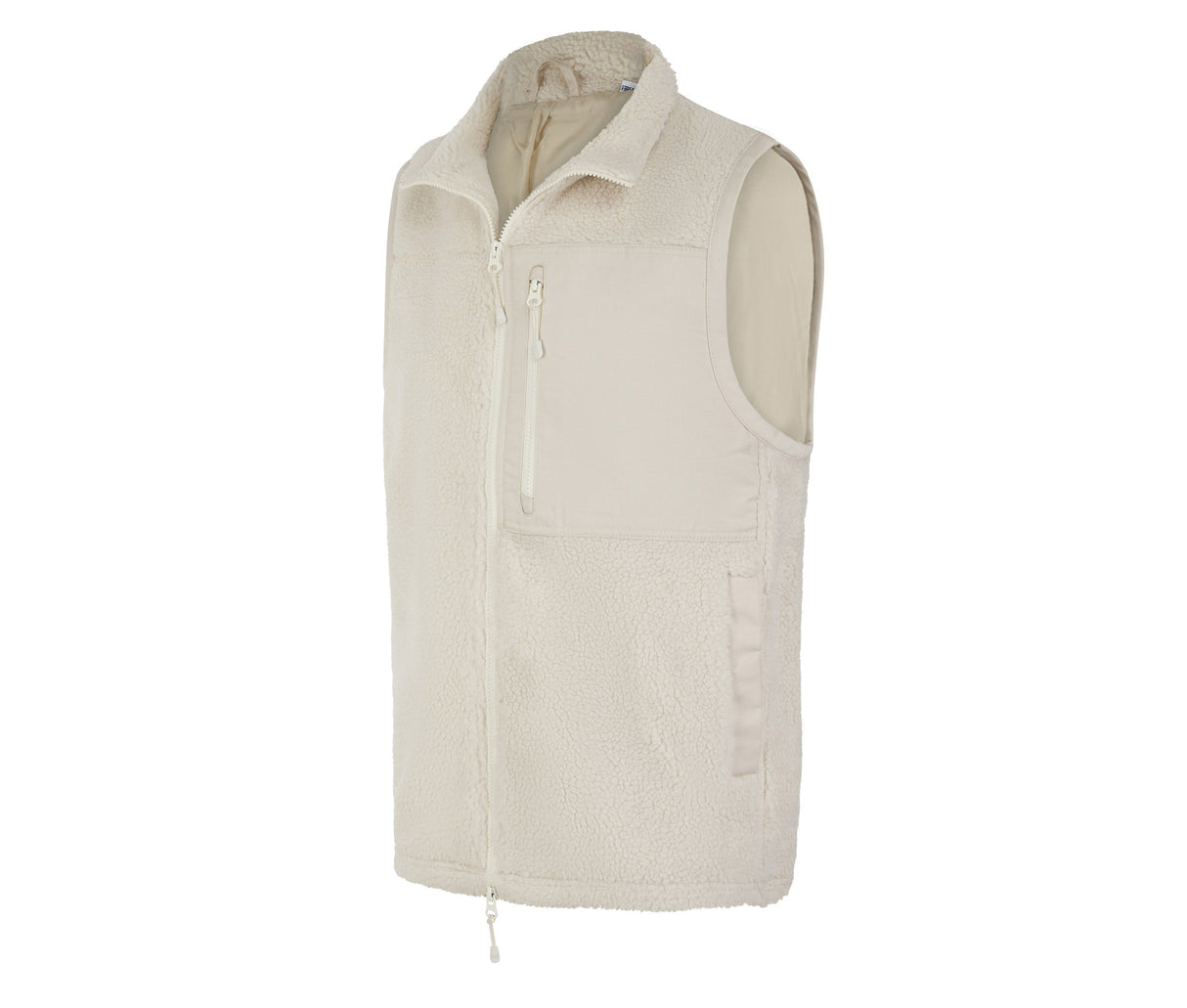 FRONT ROW Recycled Sherpa Gilet