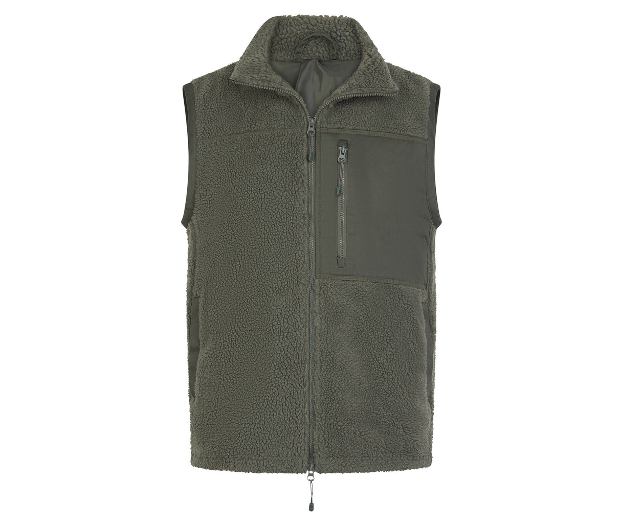 FRONT ROW Recycled Sherpa Gilet