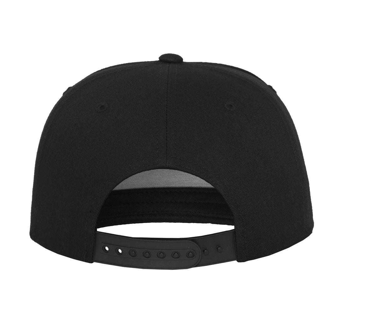 5-panel cotton snapback cap