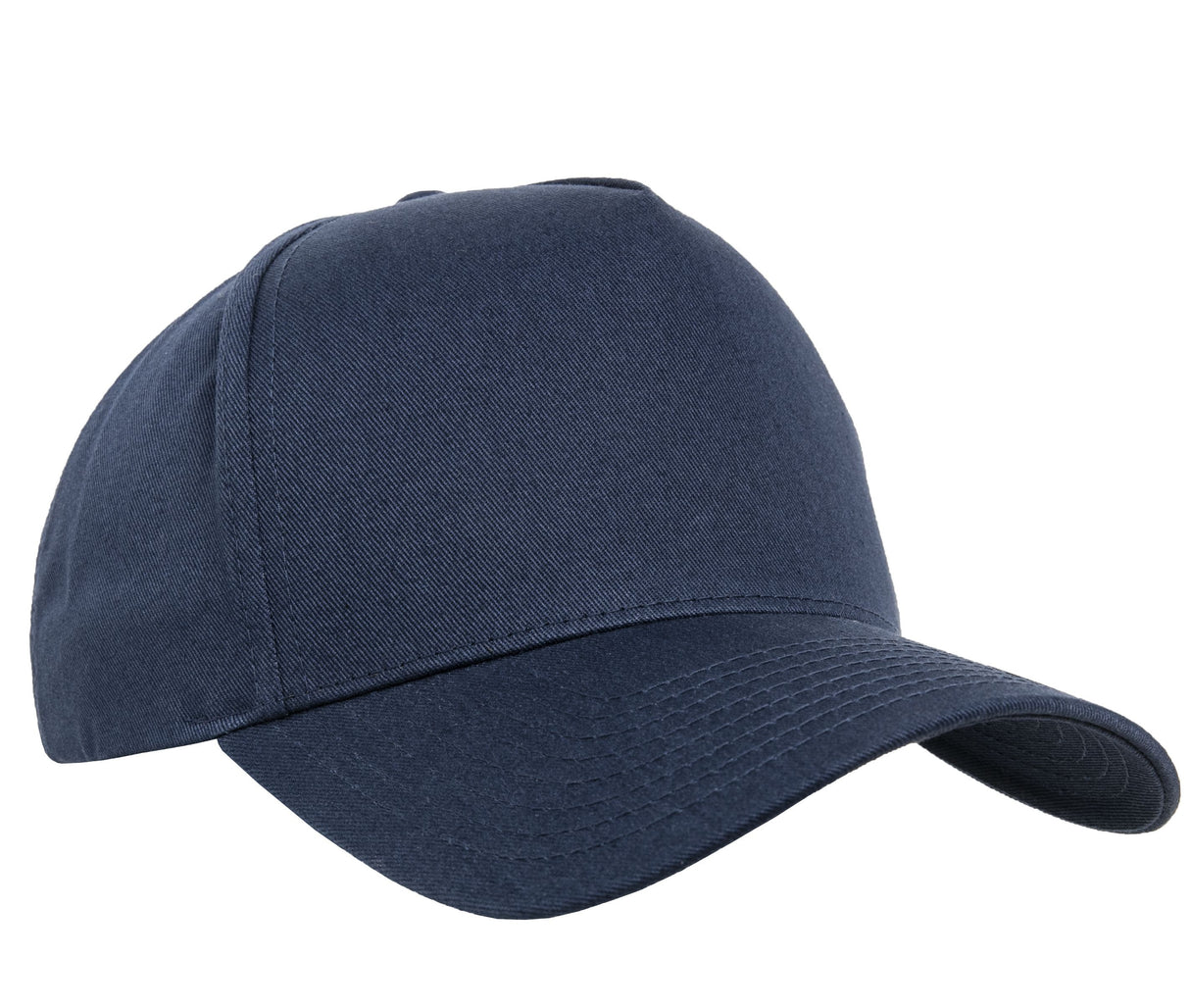 5-panel curved classic snapback