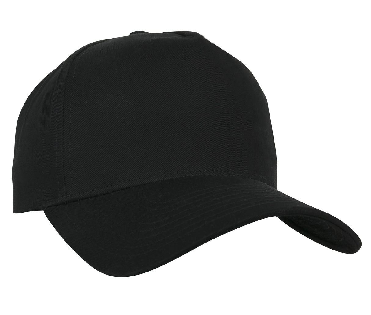 5-panel curved classic snapback