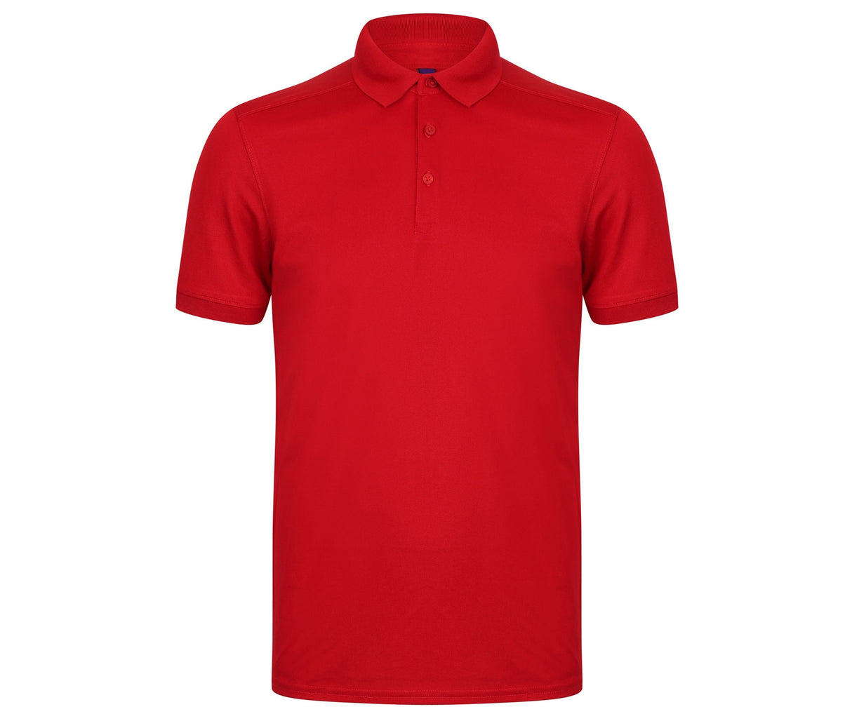 HENBURY MEN’S STRETCH POLYESTER POLO SHIRT