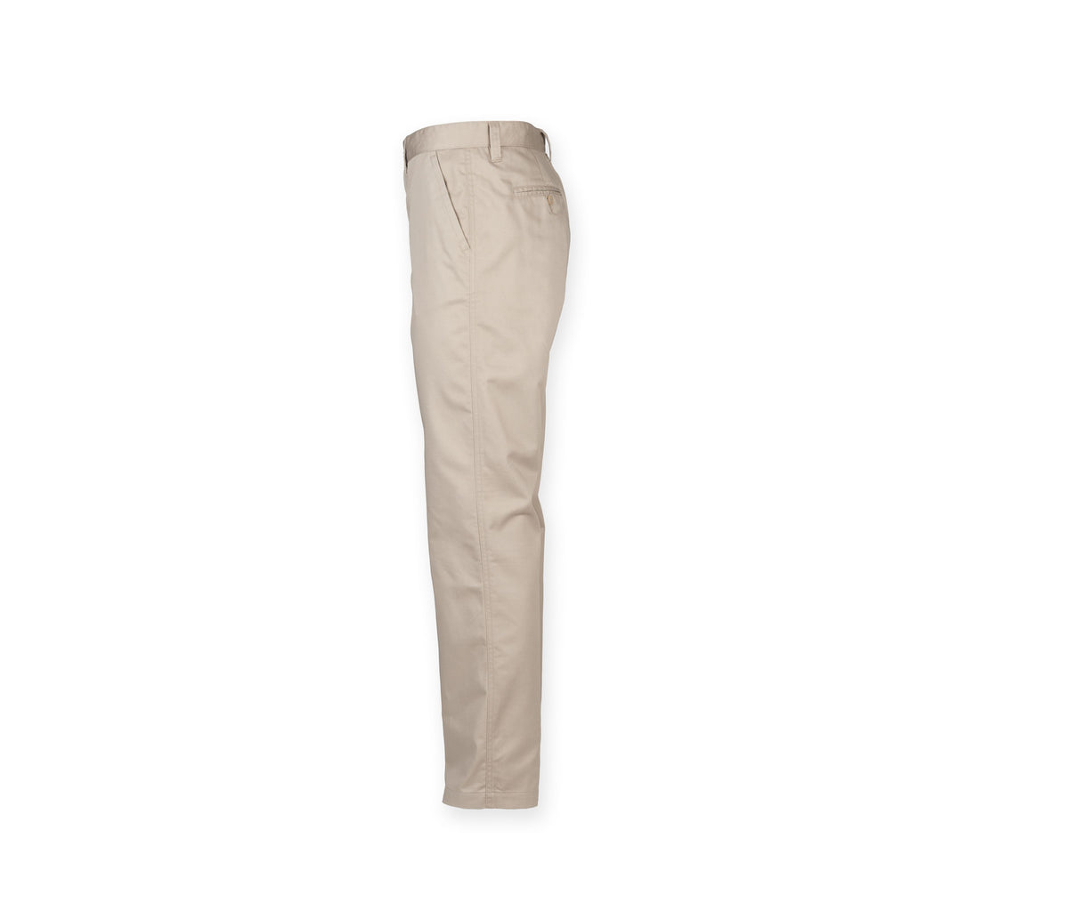 HENBURY MEN'S 65/35 FLAT FRONT CHINO