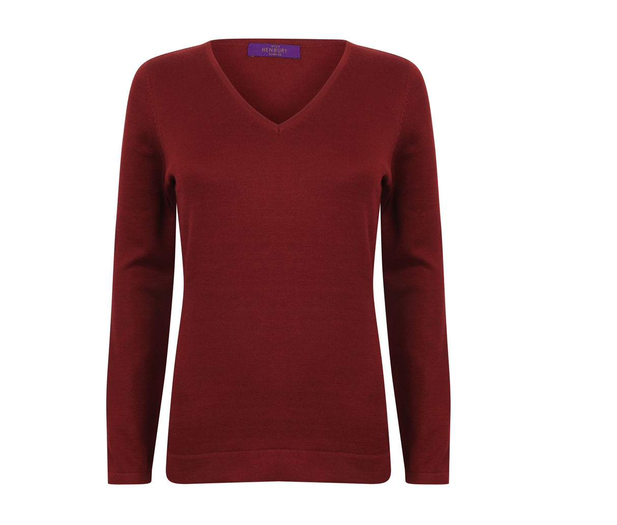 HENBURY LADIES' V-NECK JUMPER