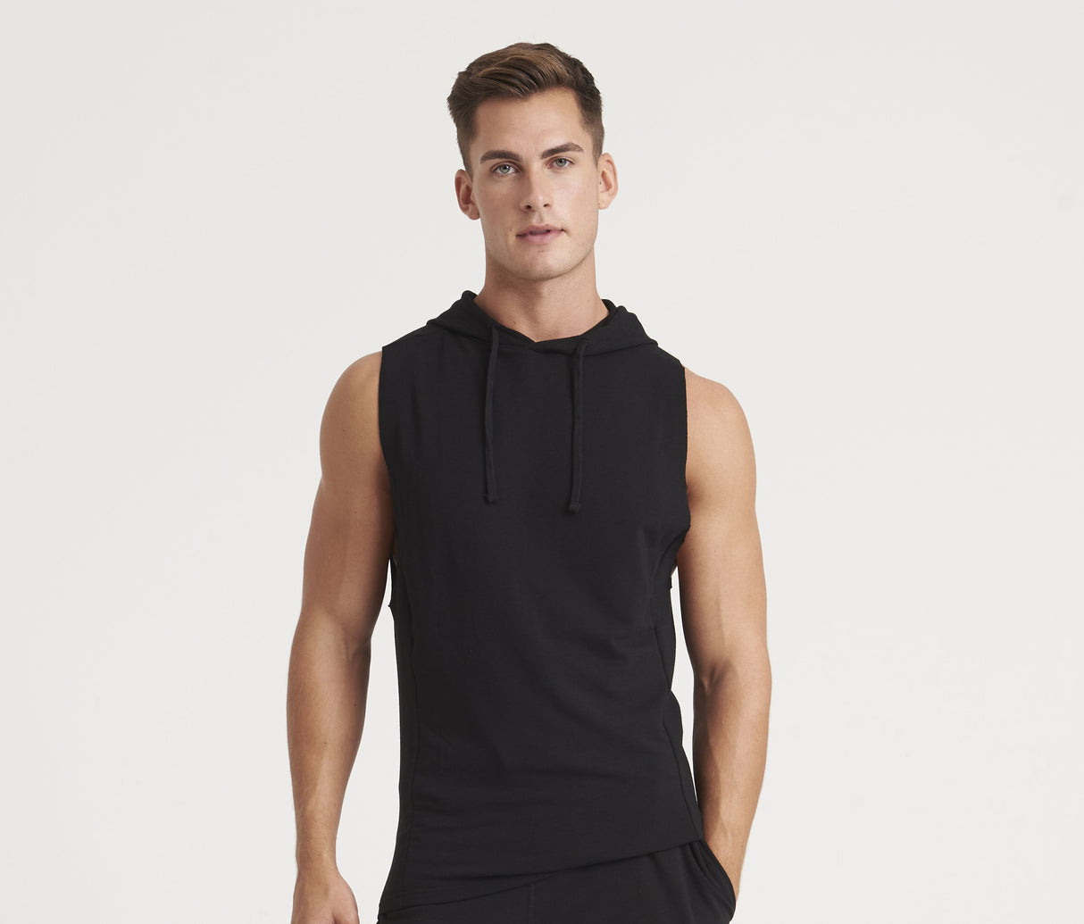 JUST COOL URBAN SLEEVELESS MUSCLE HOODIE