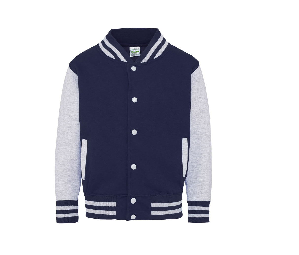 JUST HOODS KIDS VARSITY JACKET