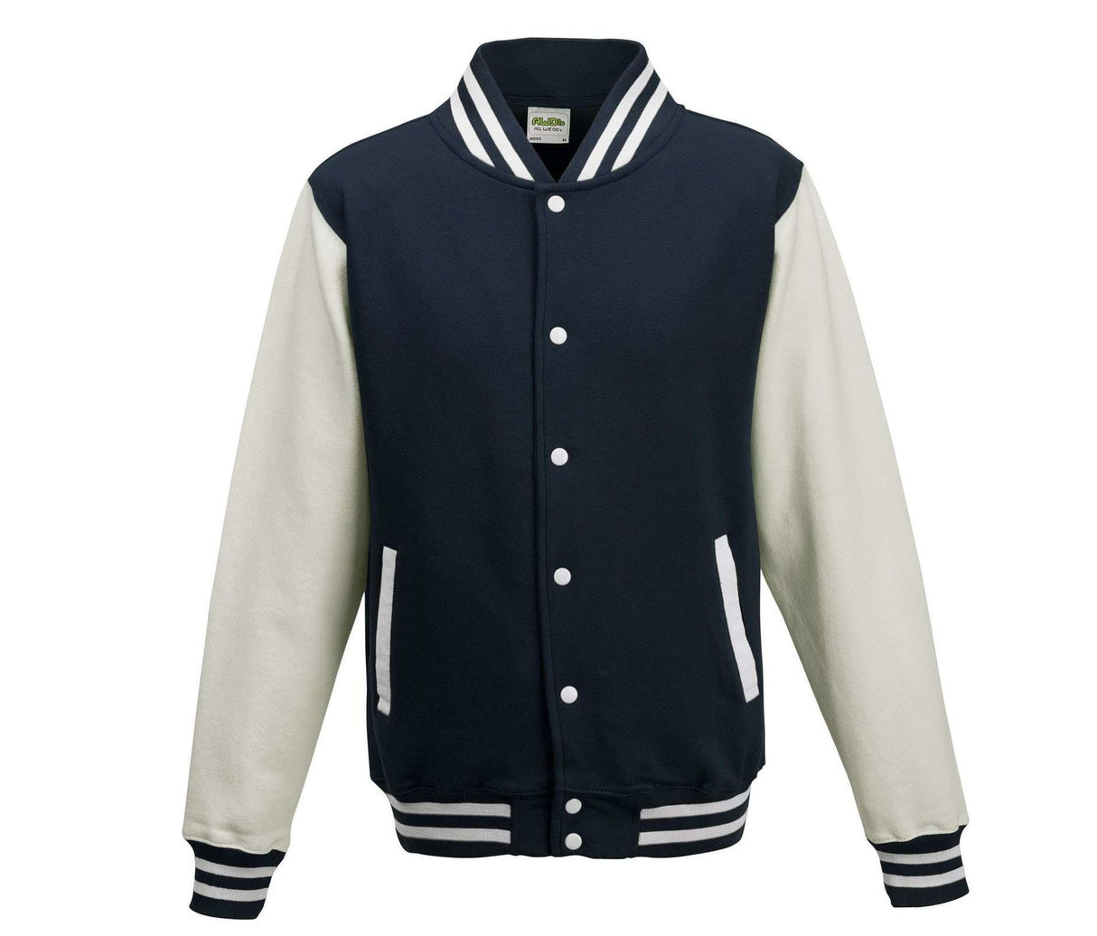 JUST HOODS VARSITY JACKET