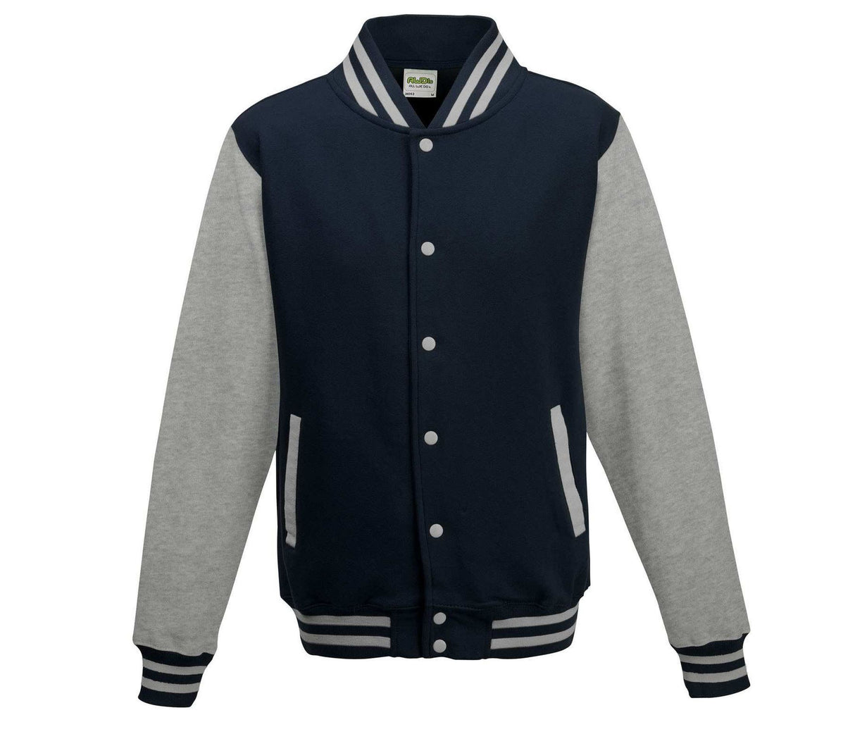 JUST HOODS VARSITY JACKET