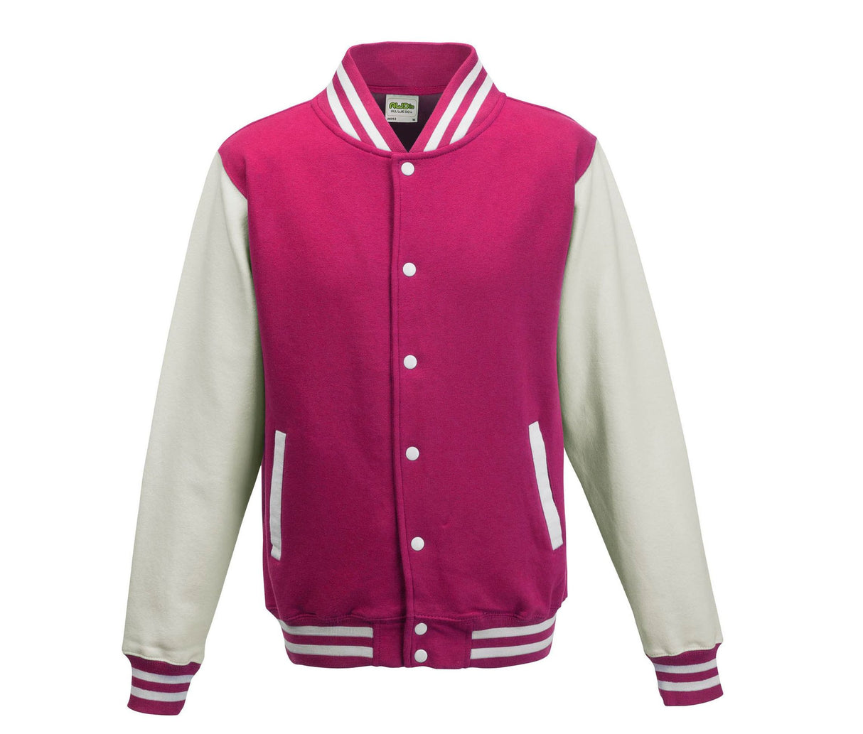 JUST HOODS VARSITY JACKET