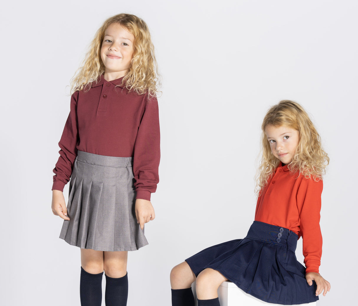 JHK KID LS UNISEX POLO