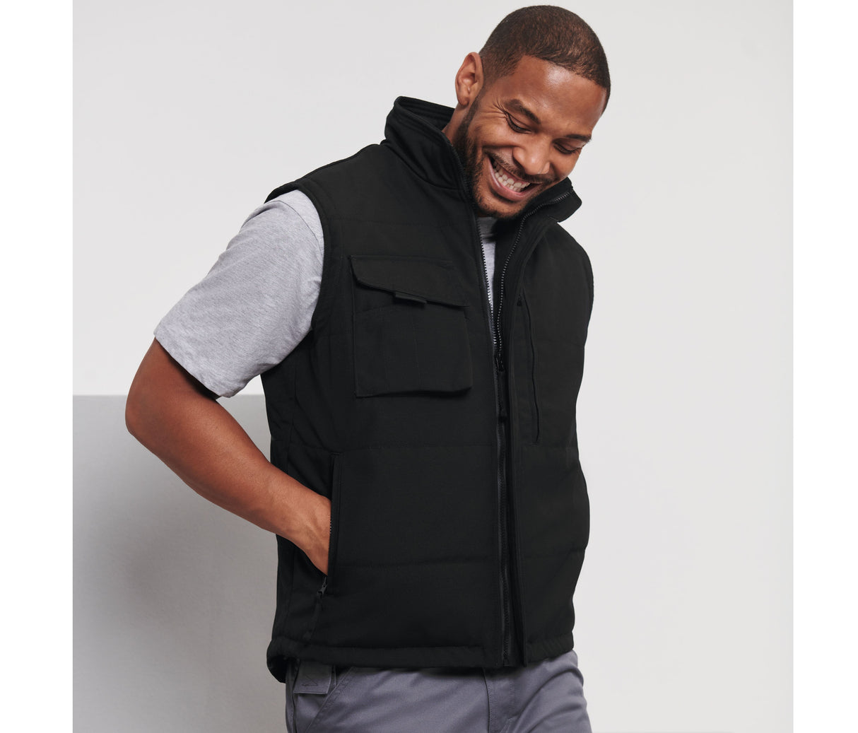 RUSSELL HEAVY DUTY WORKWEAR GILET