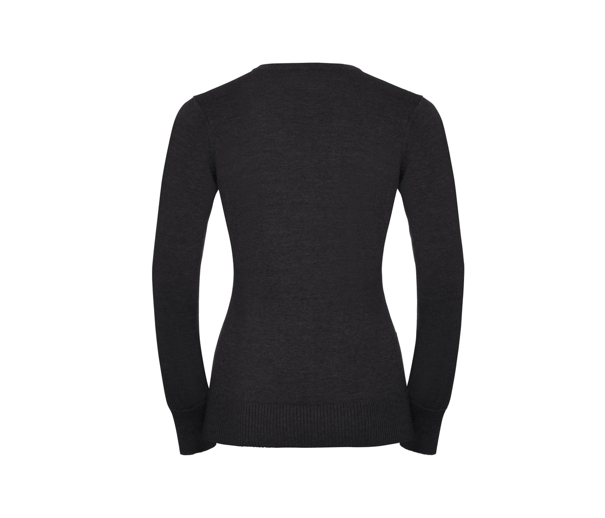 LADIES' V-NECK KNITTED SWEATER