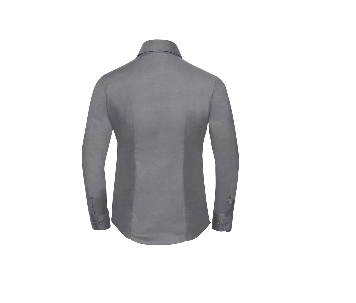 RUSSELL COLLECTION LADIES' LONG SLEEVE TAILORED OXFORD SHIRT