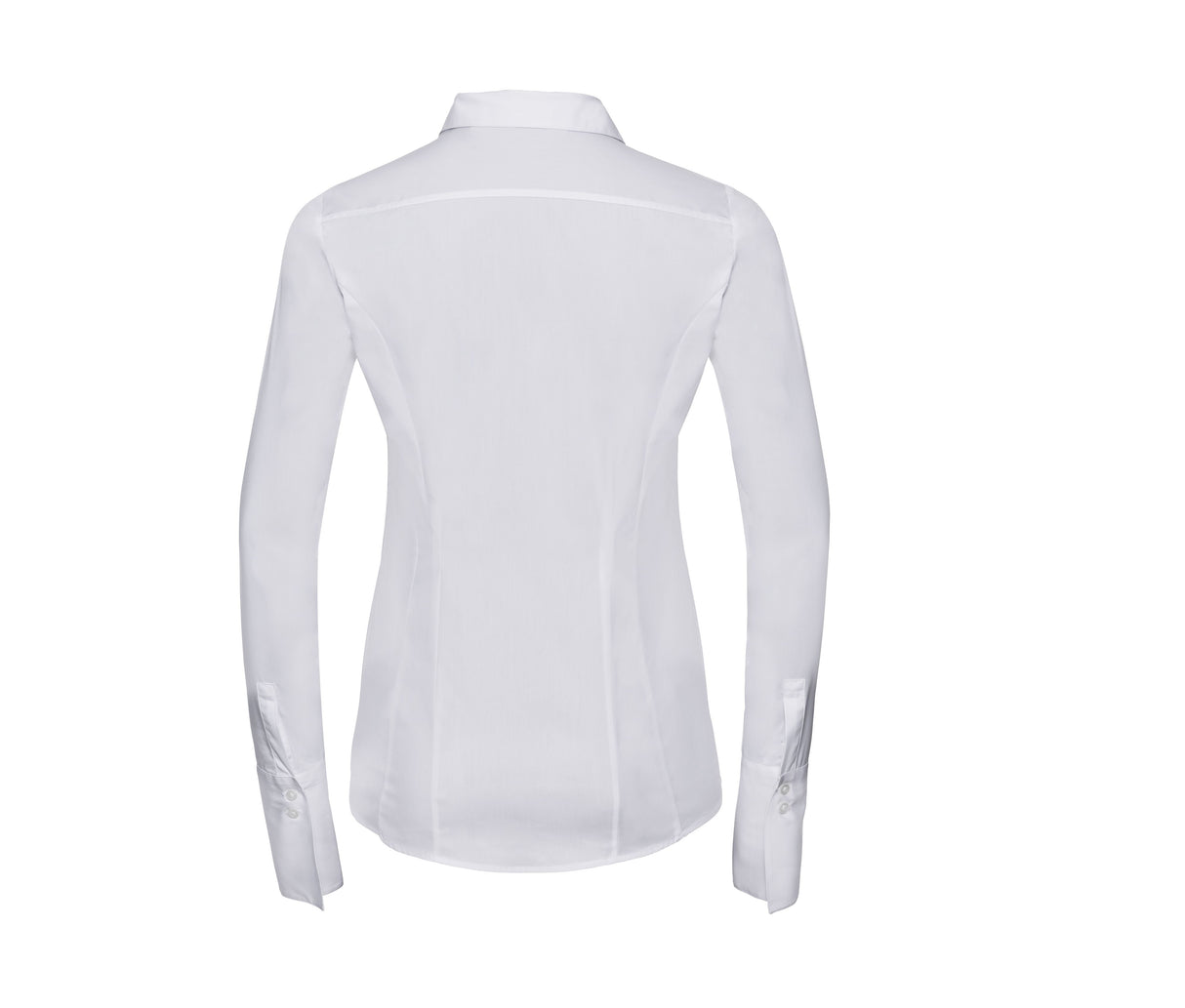 RUSSELL COLLECTION LADIES' LONG SLEEVE FITTED ULTIMATE STRETCH SHIRT