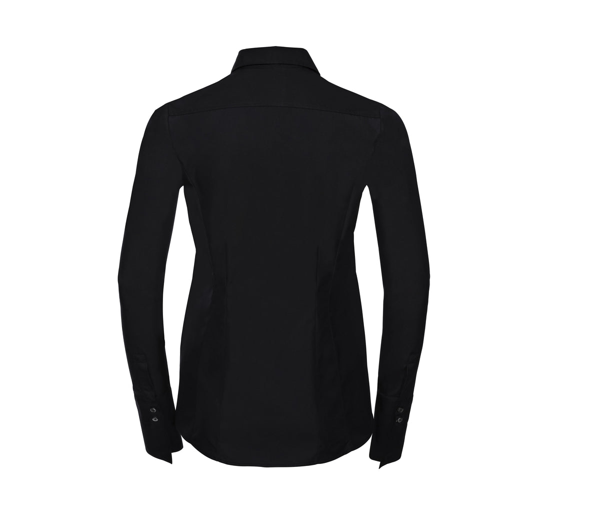 RUSSELL COLLECTION LADIES' LONG SLEEVE FITTED ULTIMATE STRETCH SHIRT