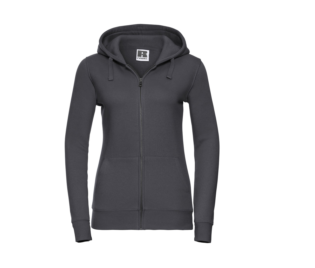 RUSSELL LADIES' AUTHENTIC ZIPPED HOOD JACKET